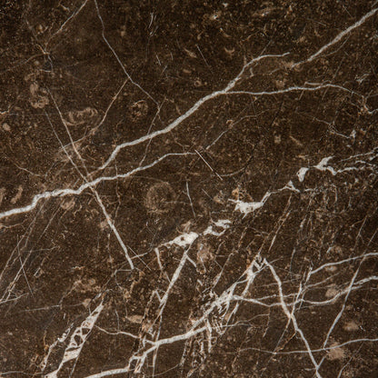 Patras   Bistrotafel   Bruin   Marmer H77cm PTMD