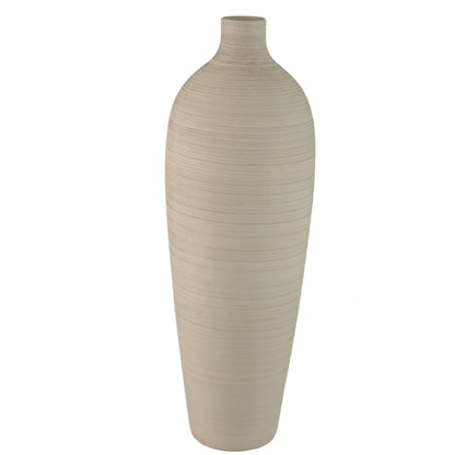 Flesvaas Cavinn Keramiek Beige Ø24cm x H70cm PTMD