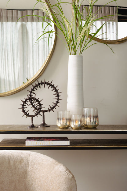 Zonna White matt ceramic high vase L PTMD