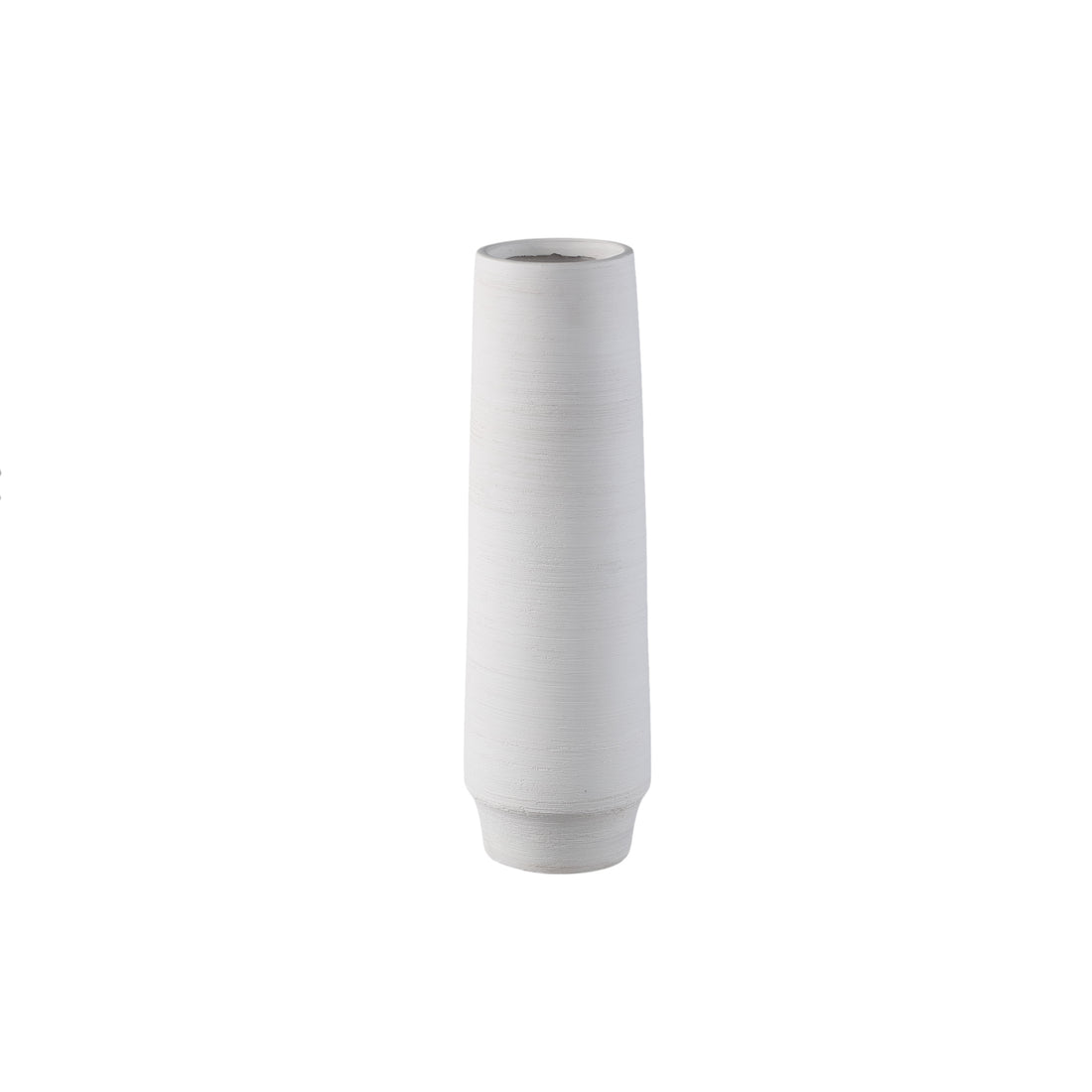 Zonna White matt ceramic high vase S PTMD