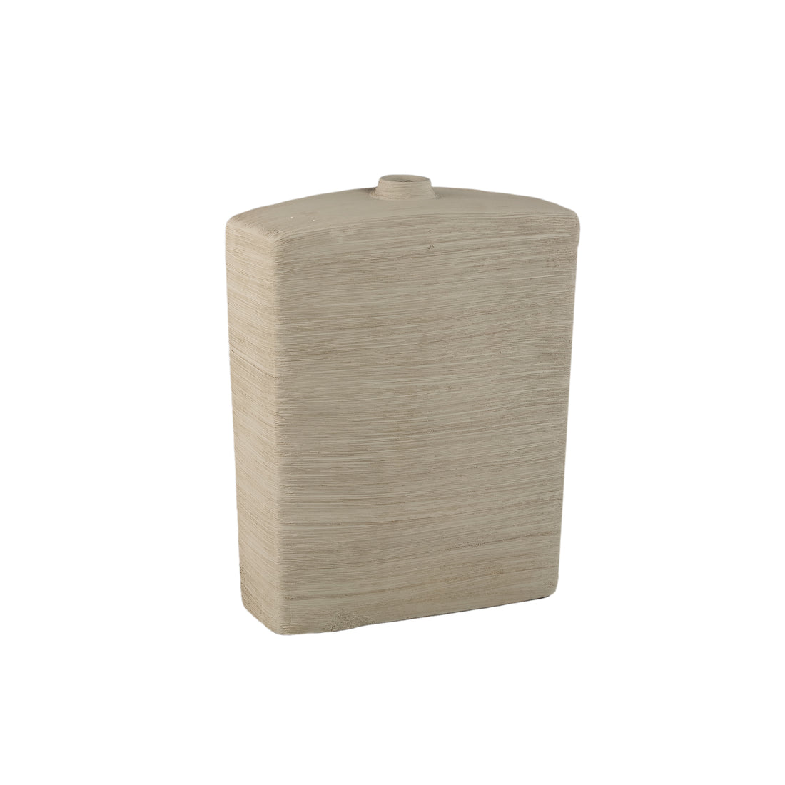 Janettee Beige rectangle shaped ceramic bottle S PTMD