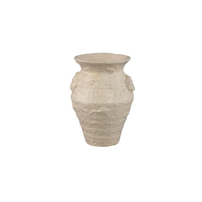 Pot Leandra Beige Ronde Keramische Ruwe Structuur Small PTMD