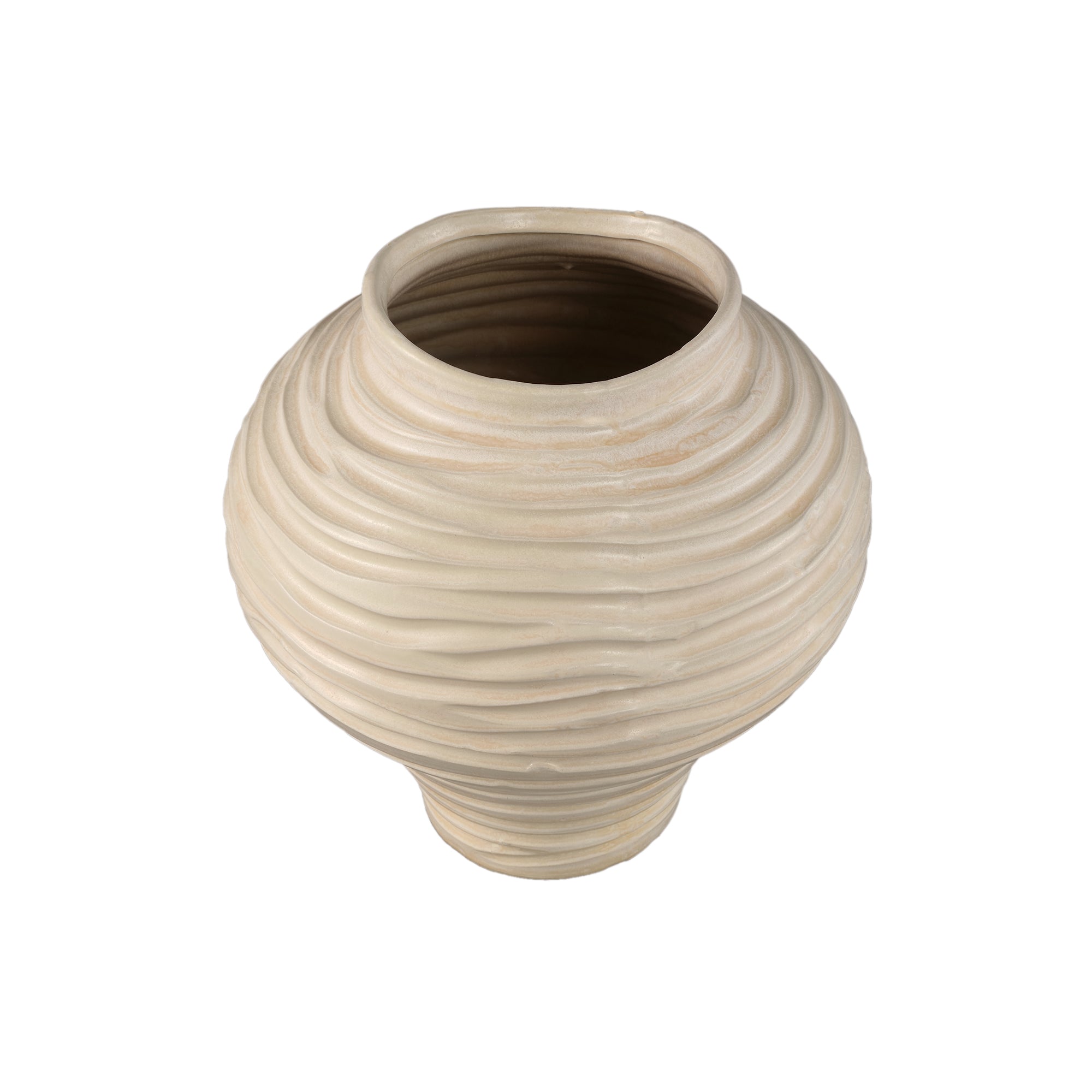 Vaas Mickie - Ø31cm - Keramiek - Beige PTMD