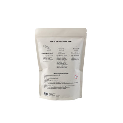 PTMD Pearl Candle Wax 500 gram Warm Grijs + Candle Wax Wick Box