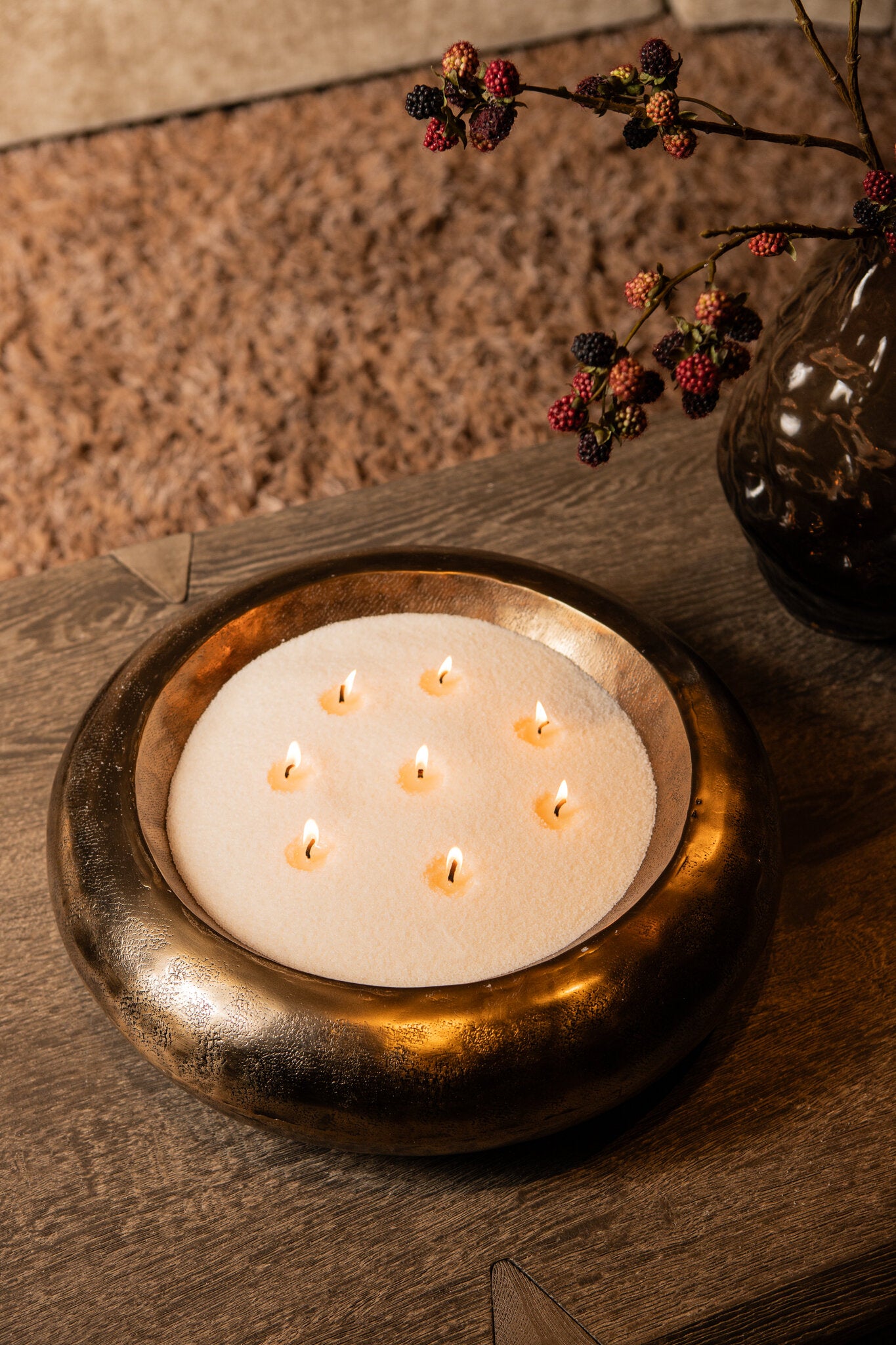 PTMD Pearl Candle Wax 500 gram Warm Grijs + Candle Wax Wick Box