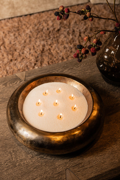 PTMD Pearl Candle Wax 500 gram Warm Grijs + Candle Wax Wick Box