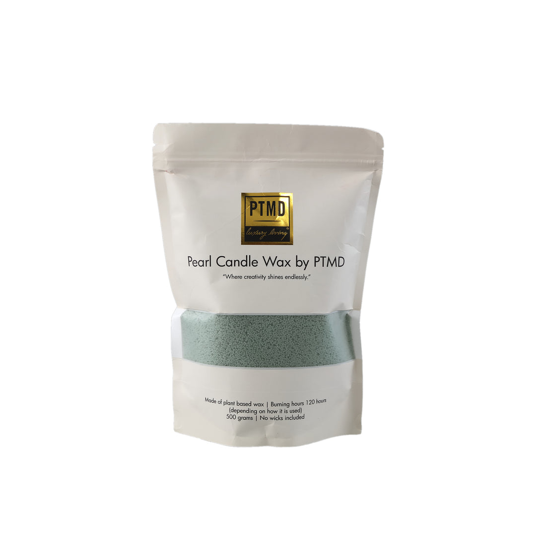 PTMD Pearl Candle Wax 500 gram Groen + Candle Wax Wick Box