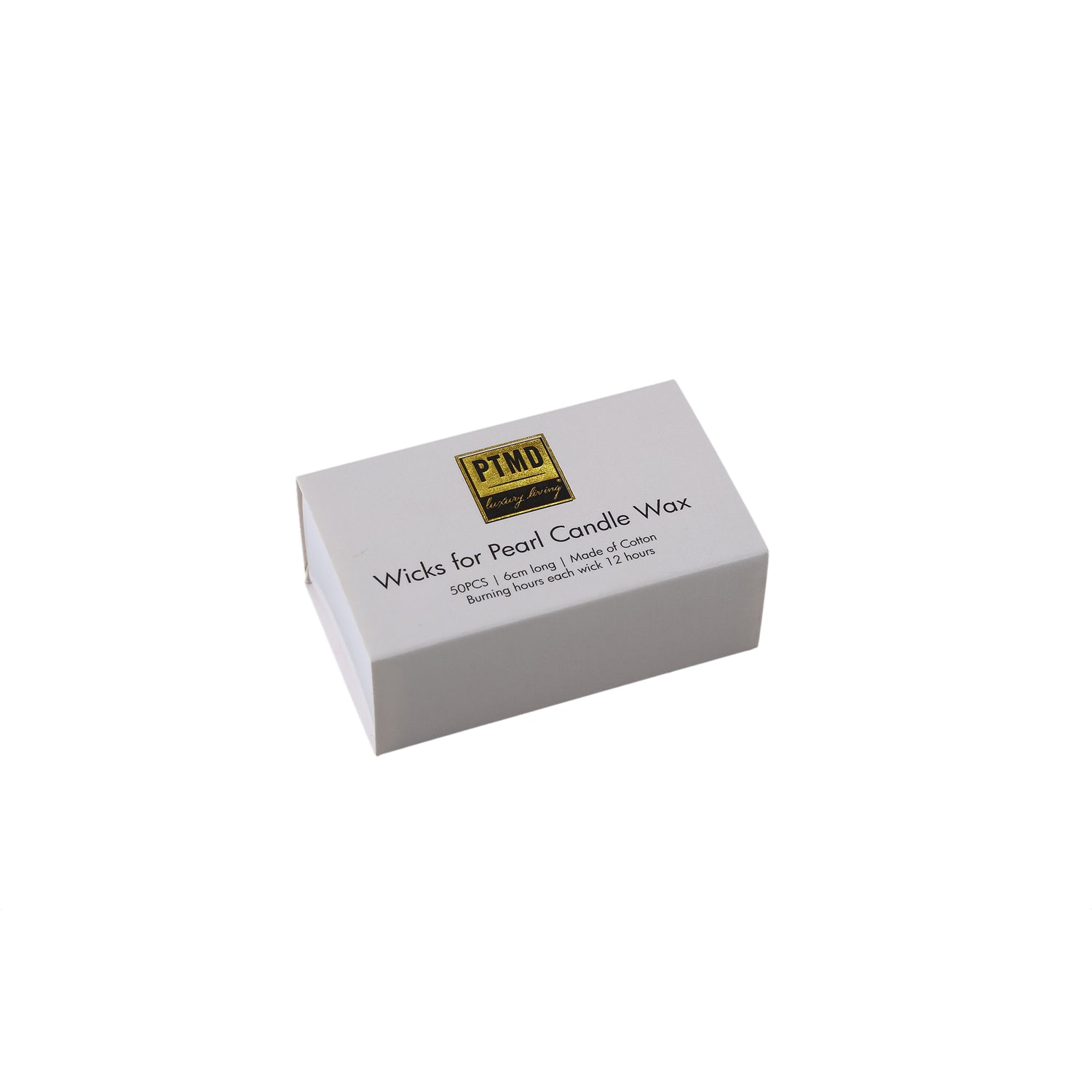 Pearl Candle Wax Wick Box 50 stuks 6cm lang PTMD