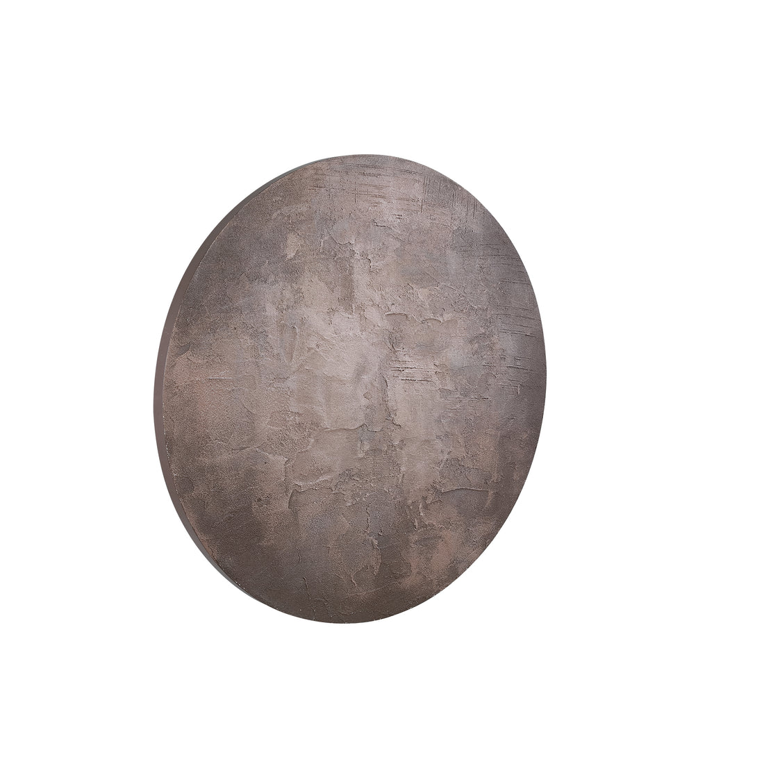 Kemp Brown Canvas Painting Rough Round S 90cmx2,5x90cm PTMD
