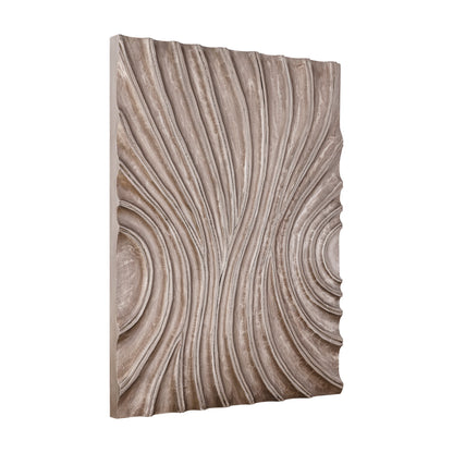 Reddie Wavvy Bruin Glimmend Wandpaneel Medium 90x120cm PTMD
