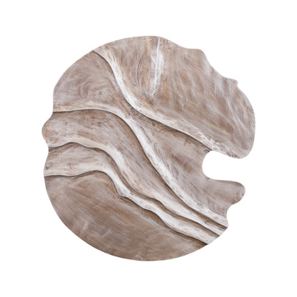 Samraj Brown MDF Wall Panel Wave Structure PTMD