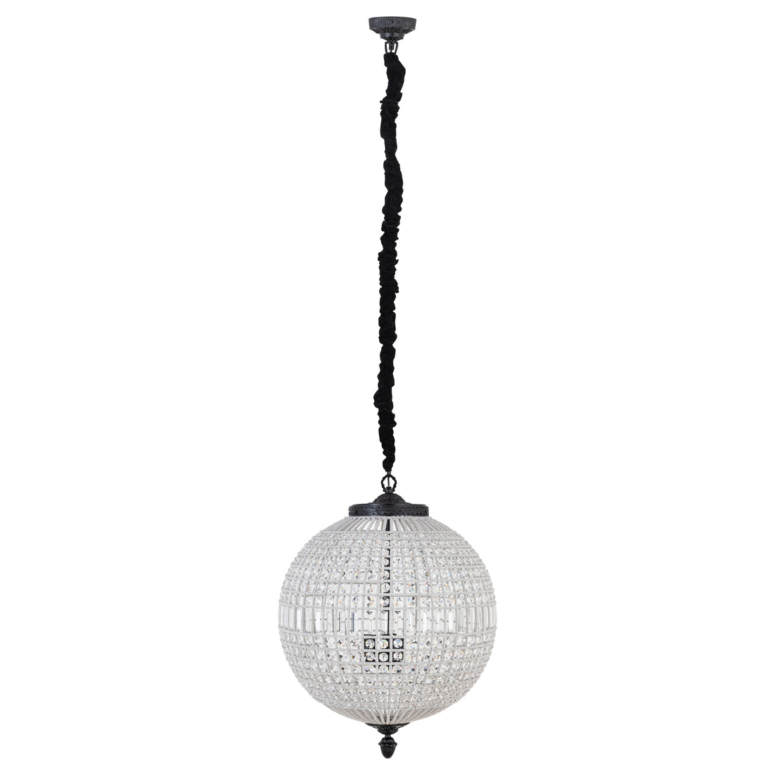 Jaris Crystal Hanging Ball Chandelier Lamp L 	65x65x85cm PTMD