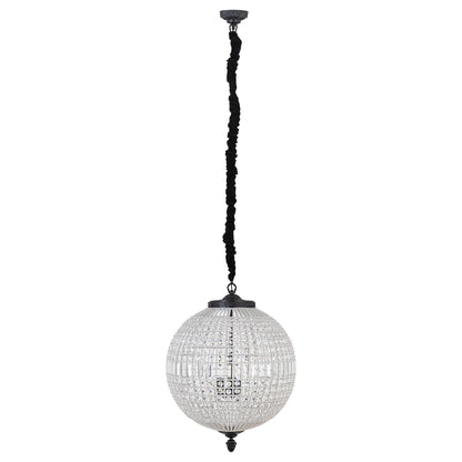 Jaris Crystal Hanging Ball Chandelier Lamp L 	65x65x85cm PTMD