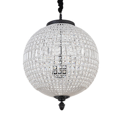 Jaris Crystal Hanging Ball Chandelier Lamp L 	65x65x85cm PTMD