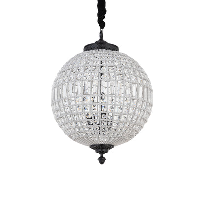 Jaris Crystal Hanging Ball Chandelier Lamp M 48x48x67cm PTMD