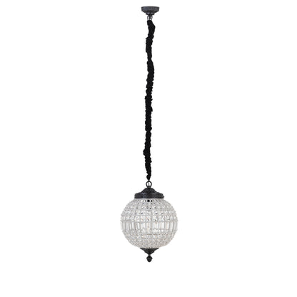 Jaris Crystal Hanging Ball Chandelier Lamp S 35x35x51cm PTMD