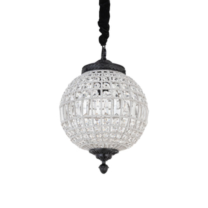 Jaris Crystal Hanging Ball Chandelier Lamp S 35x35x51cm PTMD