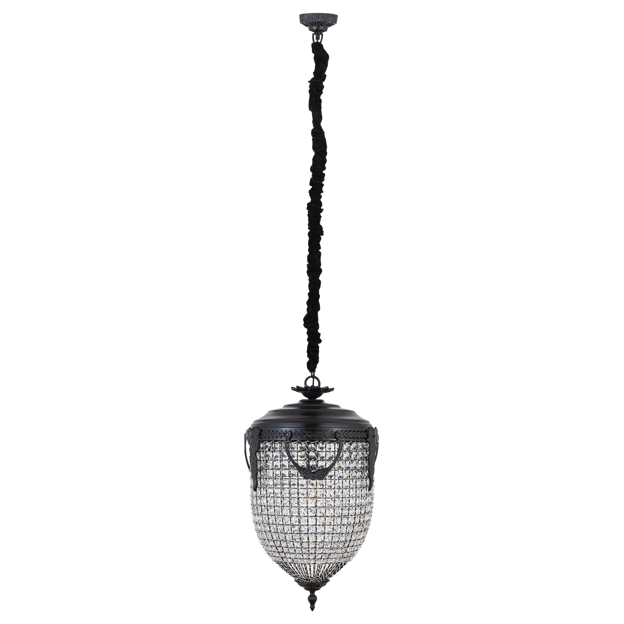 Lidde Crystal Oval Chandelier Lamp Classic L 46x46x82cm PTMD