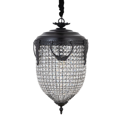 Lidde Crystal Oval Chandelier Lamp Classic L 46x46x82cm PTMD