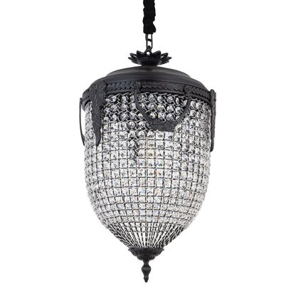 Lidde Crystal Oval Chandelier Lamp Classic L 46x46x82cm PTMD