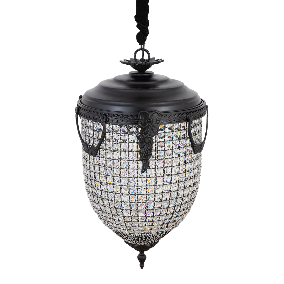 Lidde Crystal Oval Chandelier Lamp Classic L 46x46x82cm PTMD