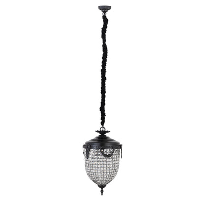 Lidde Crystal Oval Chandelier Lamp Classic S 37x37x70cm PTMD