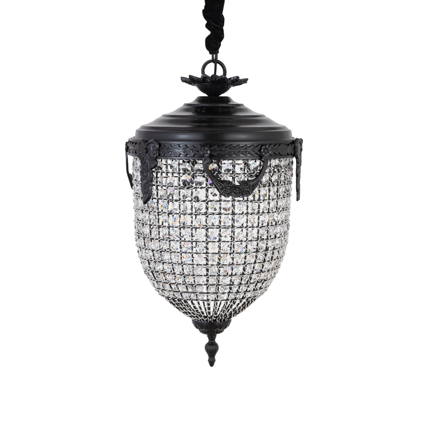 Lidde Crystal Oval Chandelier Lamp Classic S 37x37x70cm PTMD