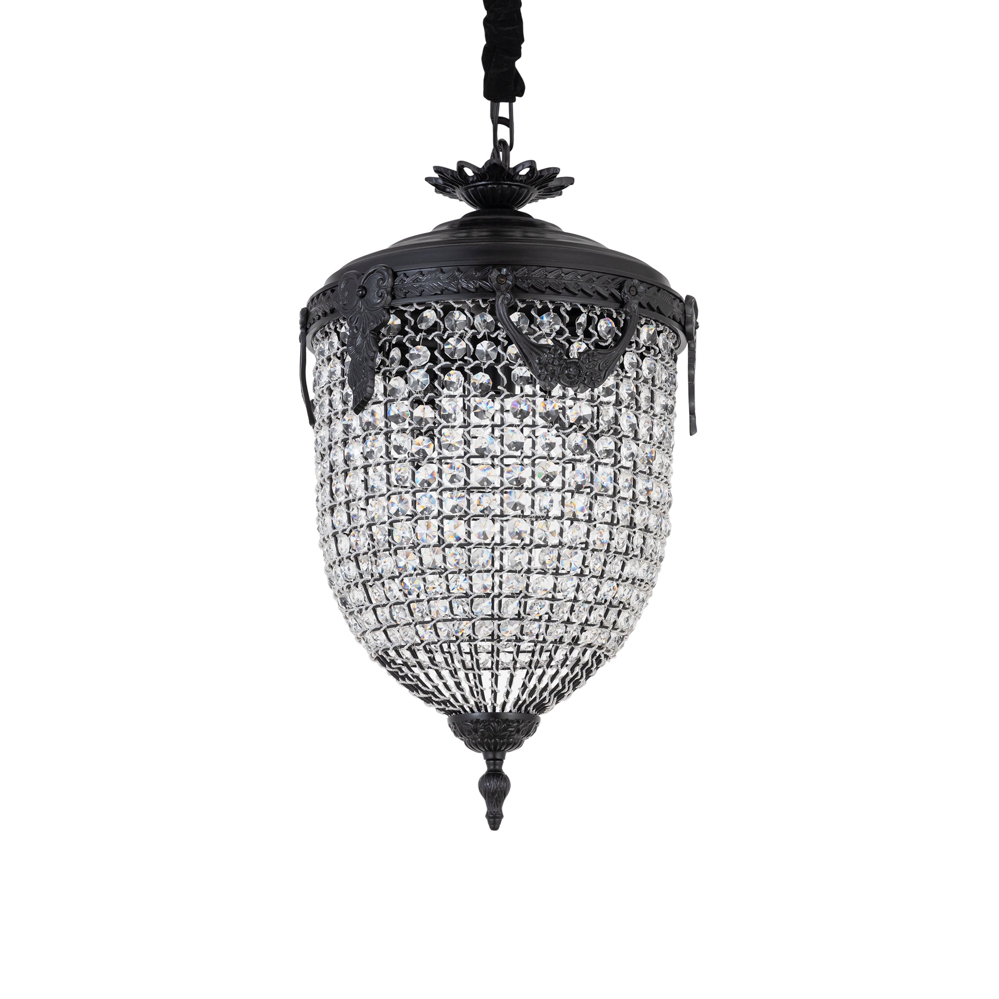 Lidde Crystal Oval Chandelier Lamp Classic S 37x37x70cm PTMD