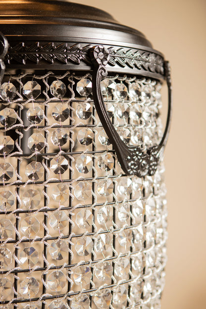 Lidde Crystal Oval Chandelier Lamp Classic S 37x37x70cm PTMD