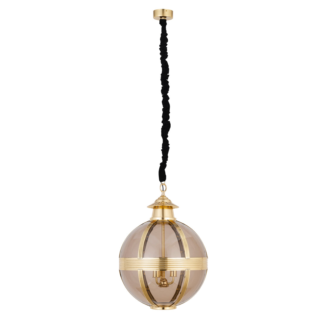 Hanglamp Mikk Medium - Ø56x76 cm - Glas - Messing PTMD