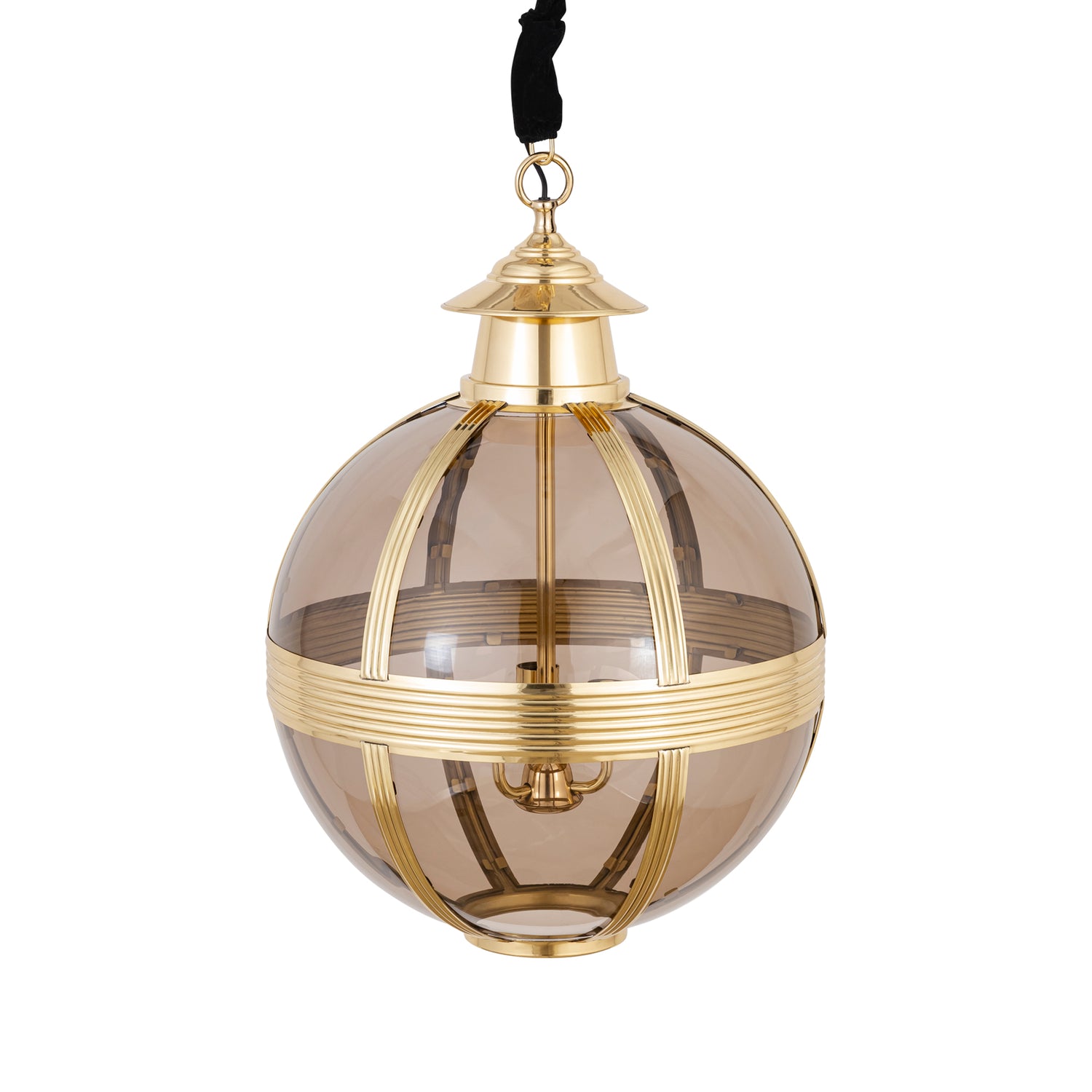 Hanglamp Mikk Medium - Ø56x76 cm - Glas - Messing PTMD
