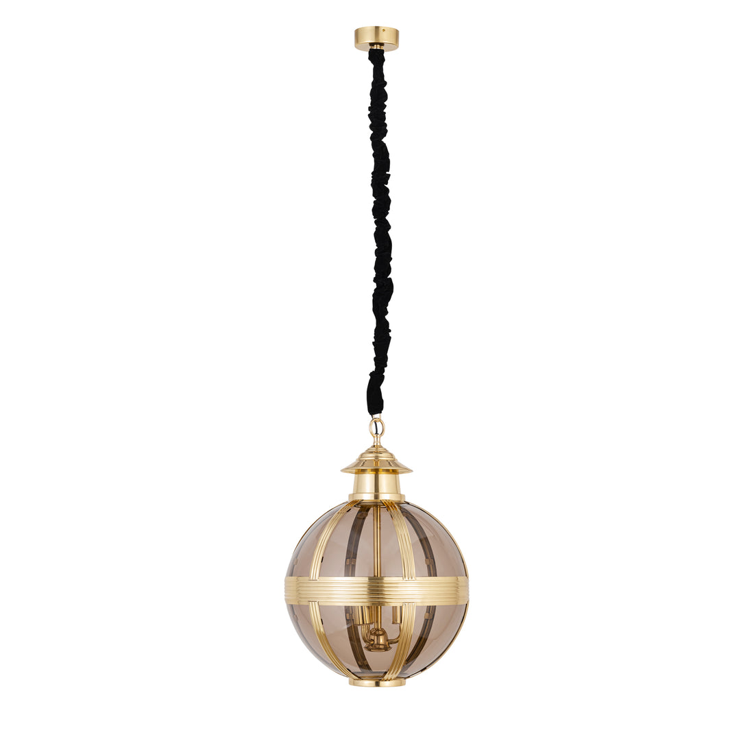 Hanglamp Mikk Small - Ø46x66 cm - Glas - Messing PTMD