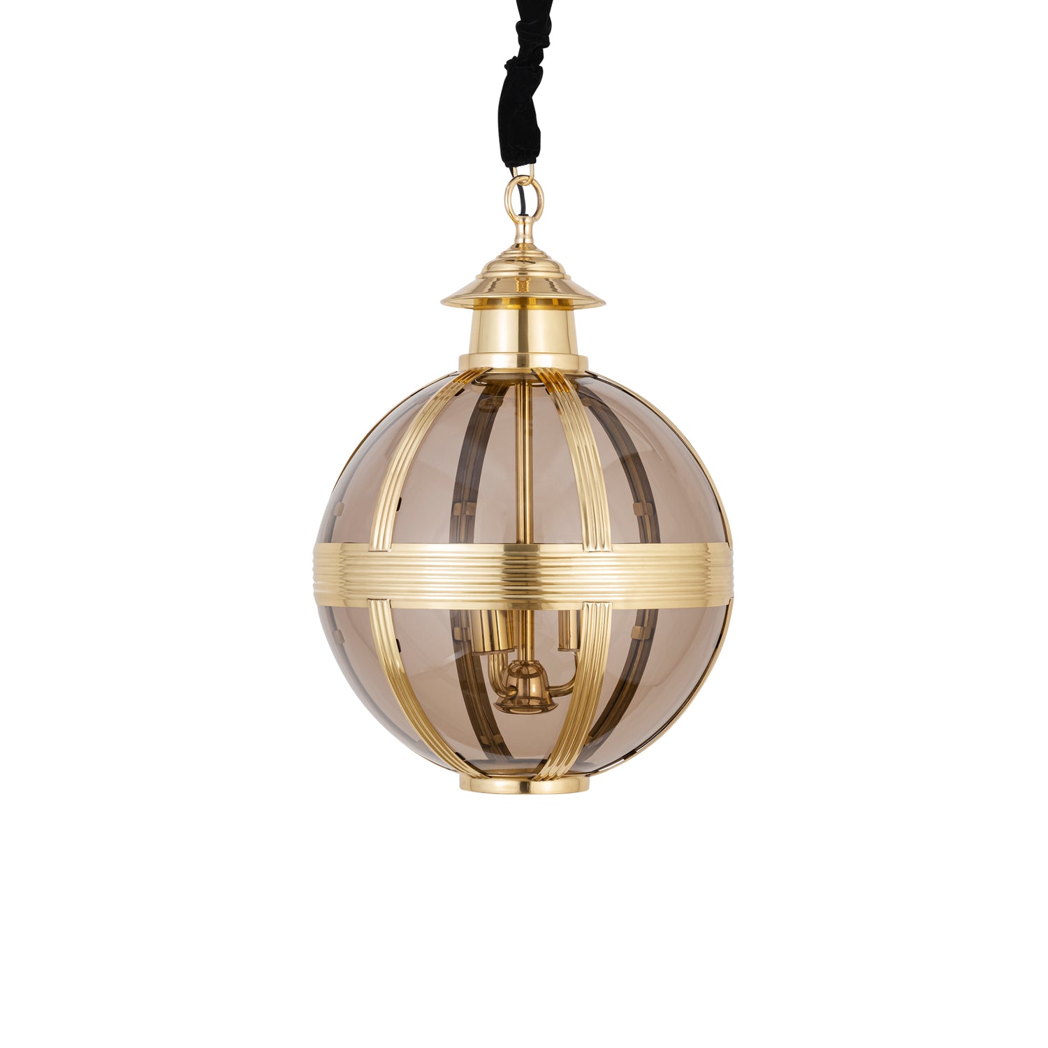 Hanglamp Mikk Small - Ø46x66 cm - Glas - Messing PTMD