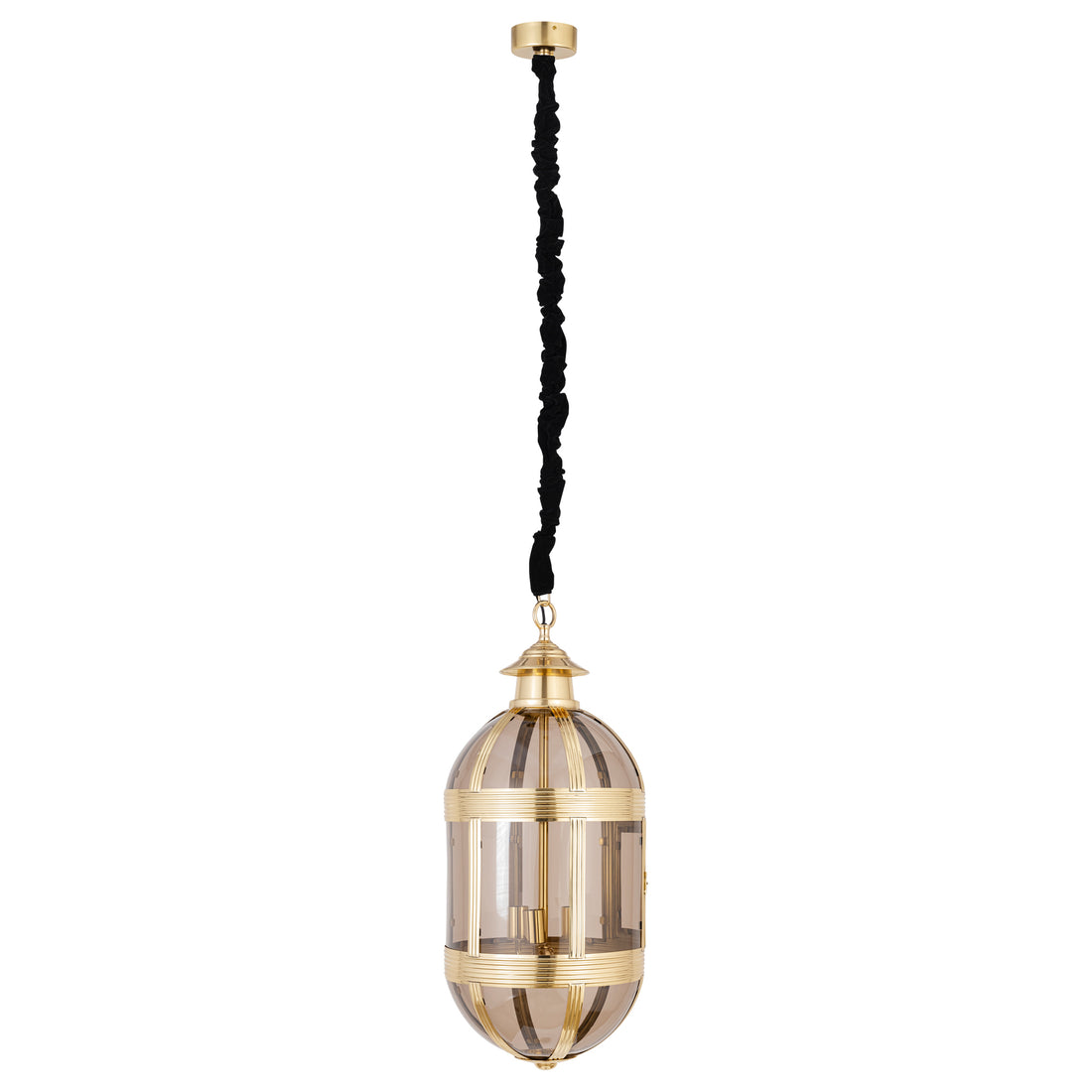 Hanglamp Mikk Large - Ø39x93 cm - Glas - Messing PTMD