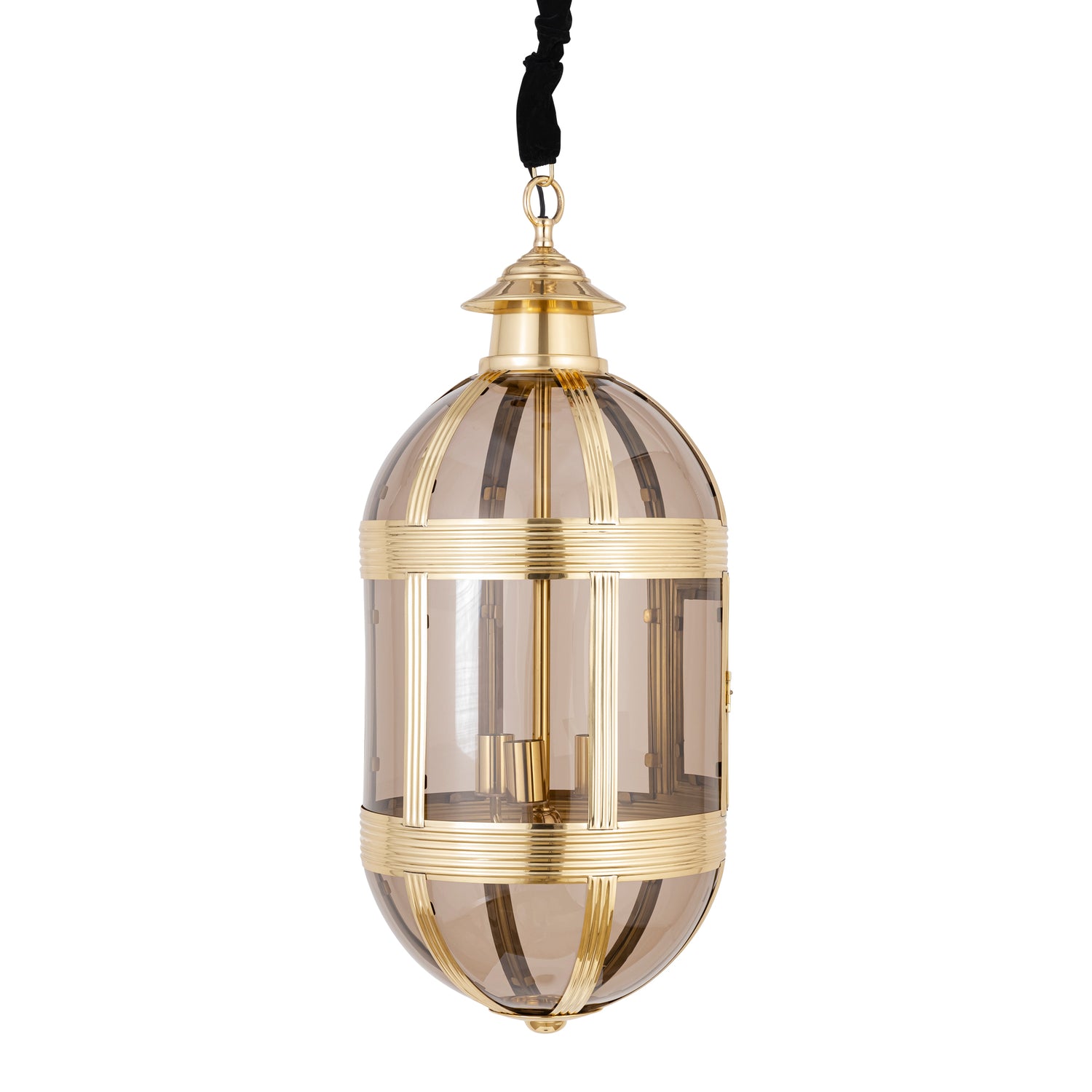 Hanglamp Mikk Large - Ø39x93 cm - Glas - Messing PTMD