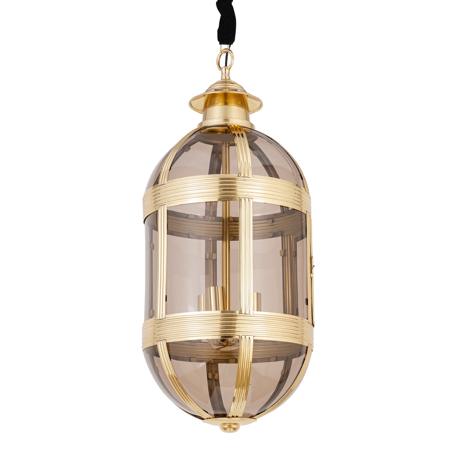 Hanglamp Mikk Large - Ø39x93 cm - Glas - Messing PTMD