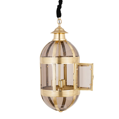 Hanglamp Mikk Large - Ø39x93 cm - Glas - Messing PTMD