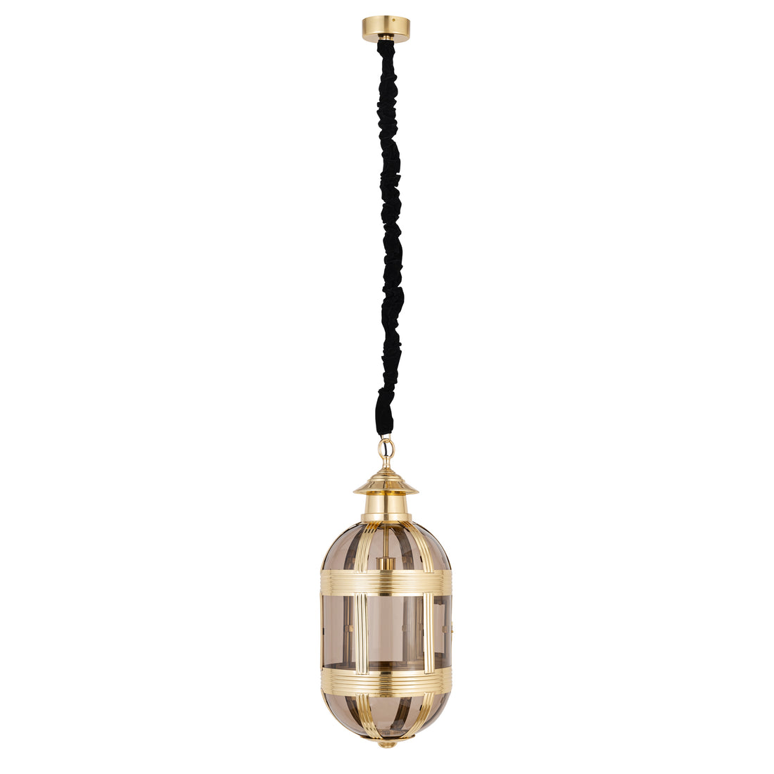 Hanglamp Mikk Small - Ø31x71 cm - Glas - Messing PTMD