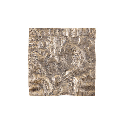 Eogan Gold Casted Alu Wall Panel Rough Square 50x50cm PTMD