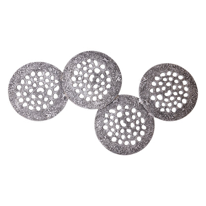 Geoffe Silver Casted Alu 4 Rounds Wall Panel PTMD