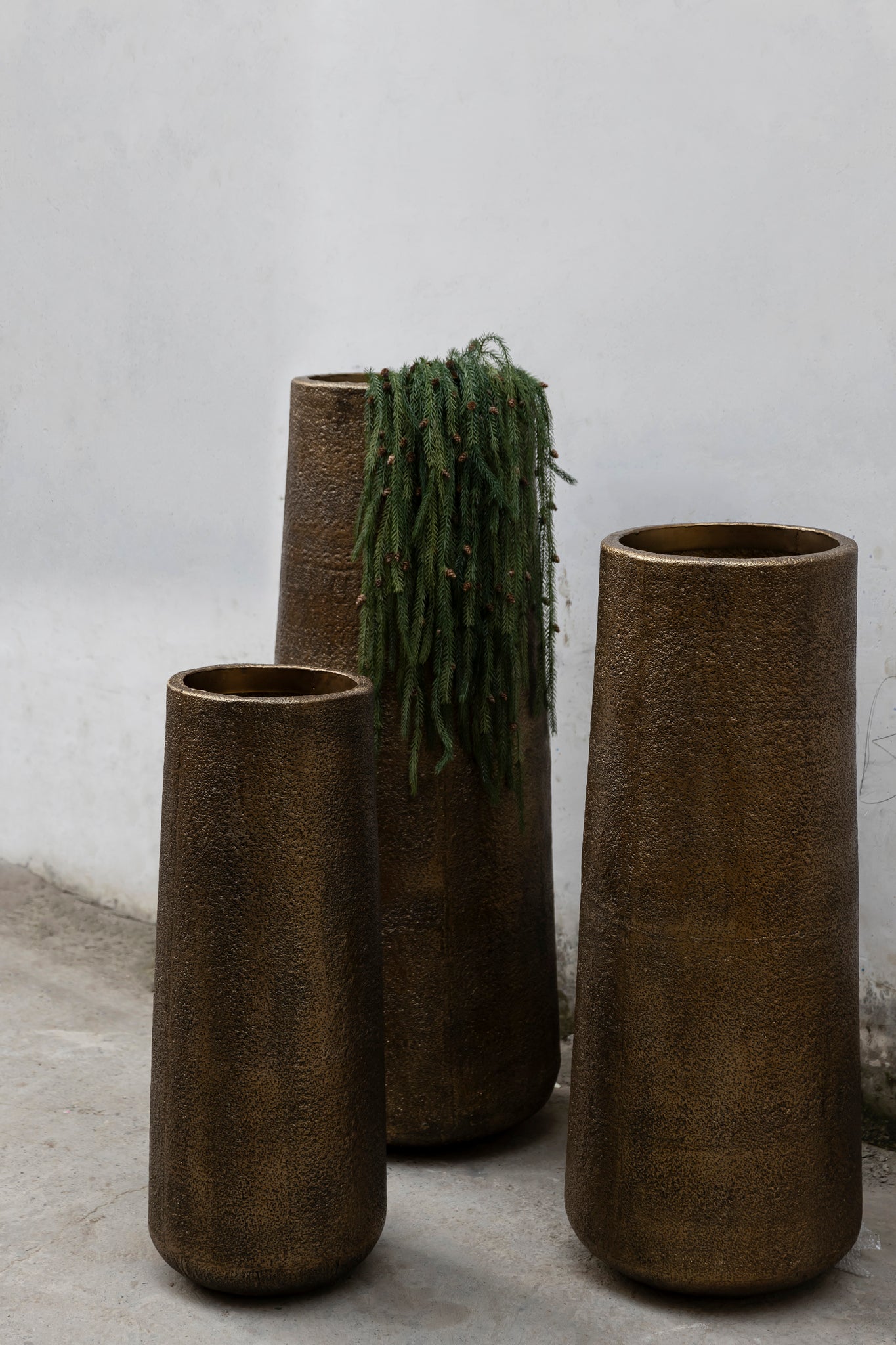 Kardine Exclusieve Antique Gouden Pot Medium PTMD