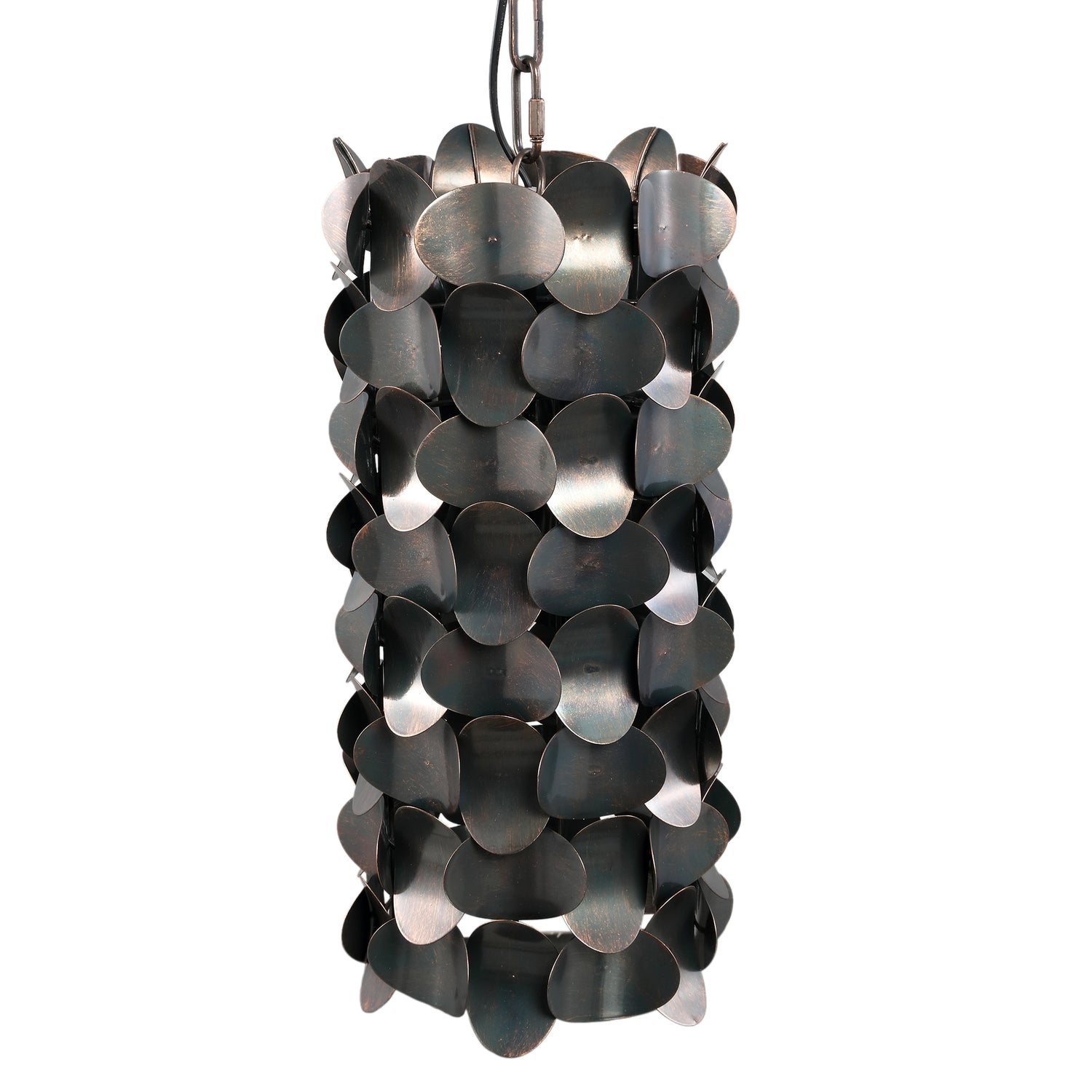 Jaye Black Iron Hanging Lamp Circle Pattern Small PTMD