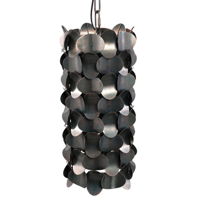Jaye Black Iron Hanging Lamp Circle Pattern Small PTMD