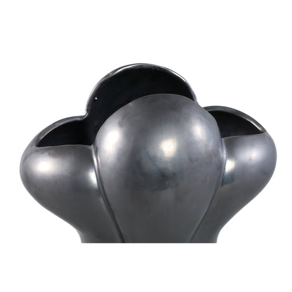 Mellie Black France Lily Flower Ceramic Vase M 26x18x29cm PTMD