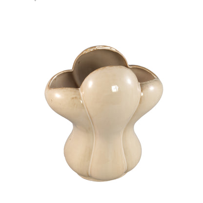 Mellie Cream France Lily Flower Ceramic Vase M 26x18x29cm PTMD