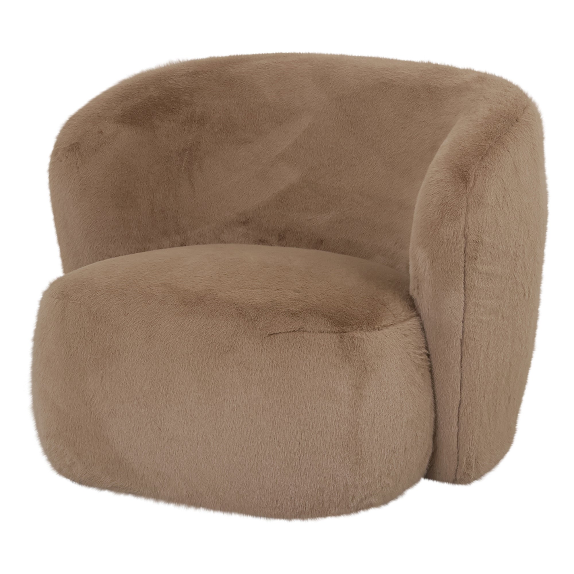 Fautieuil Aphrodite Mocca Fur PTMD