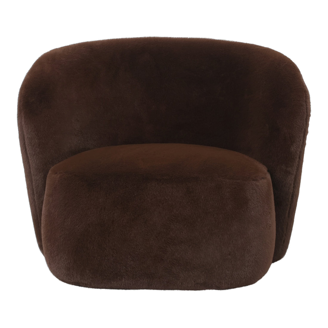 Aphrodite Dark Brown Fauteuil Fur PTMD