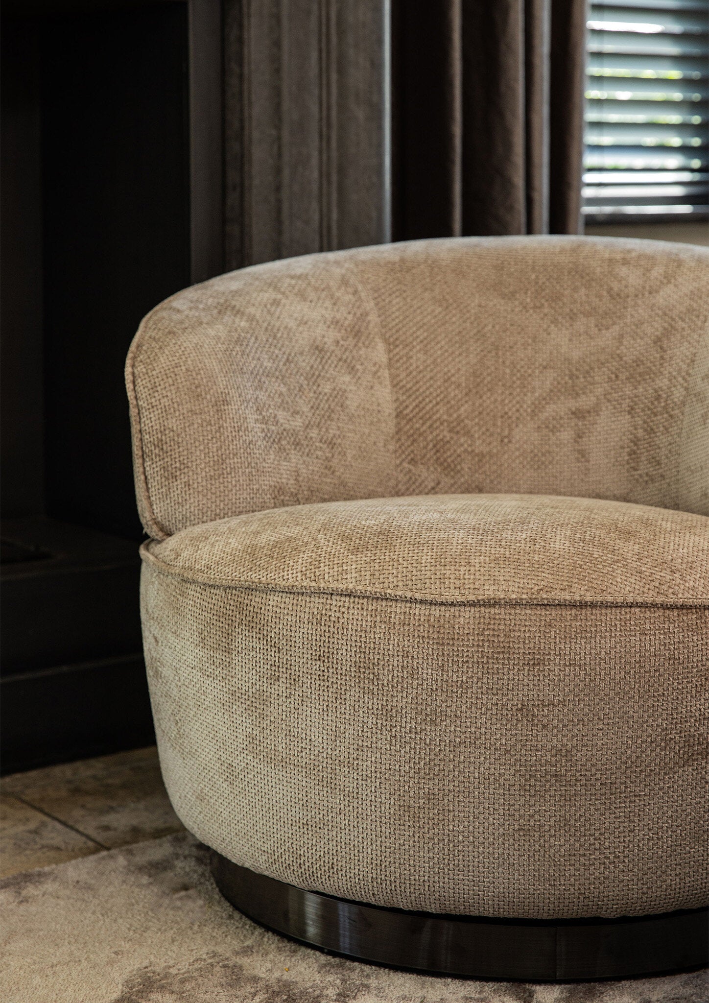 Draaibare Fauteuil Filou Beige Eden 4 PTMD