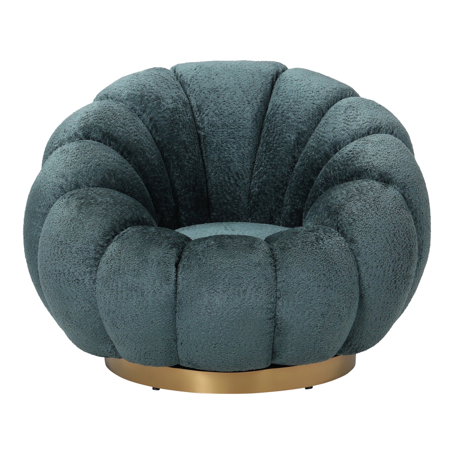Daisy fauteuil Teal Euphoria 13 gold base PTMD