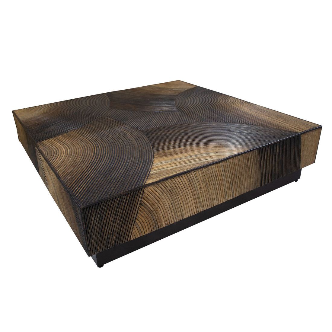 PTMD Casablanca Bruine Salontafel Vierkant 120x120cm